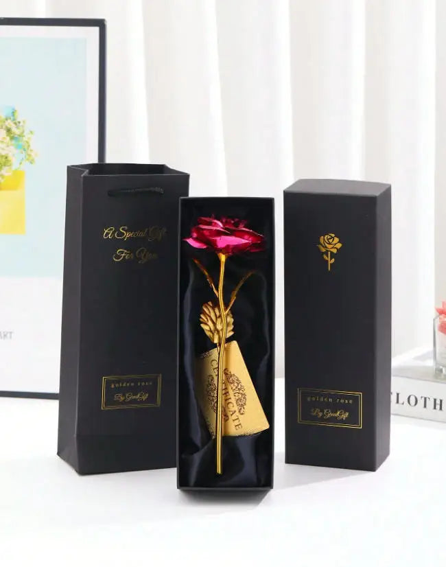 Gouden Blad Roos - Exclusieve Decoratie voor Tijdloze Elegantie