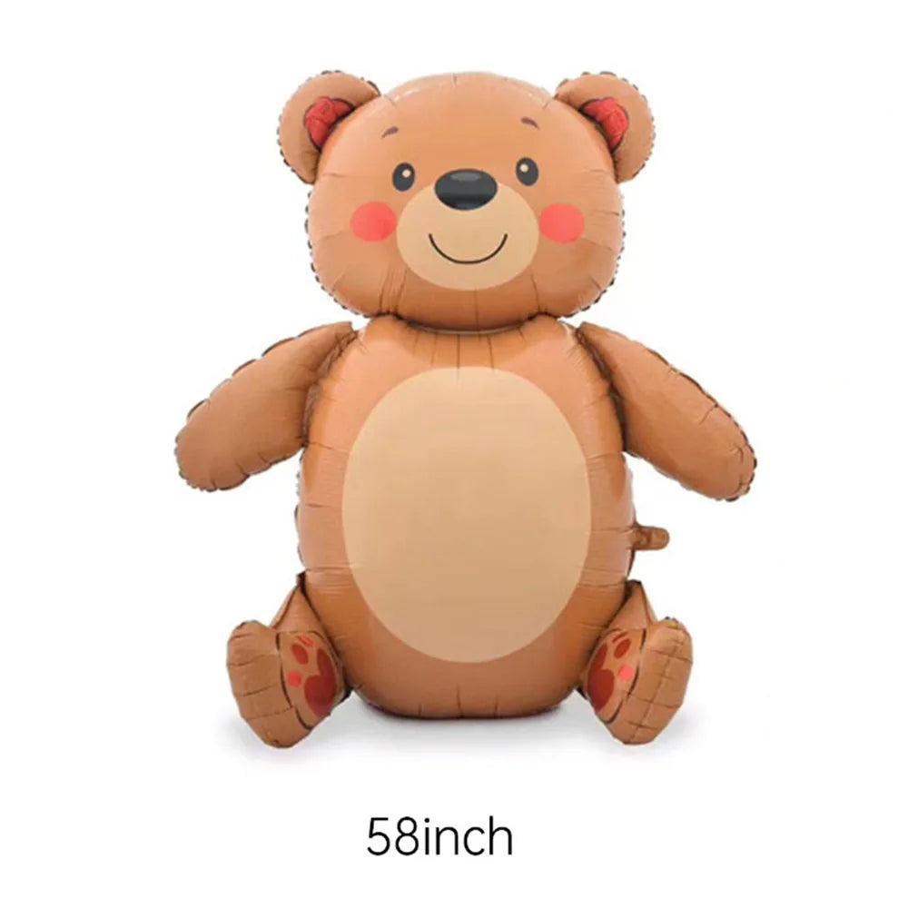 Love Bear Ballonnen - Staande Beervormige Folieballonnen voor Feesten