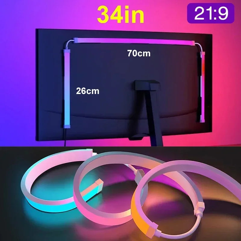 Ambient Backlight – Smart PC Monitor LED Strip met Scherm Synchronisatie