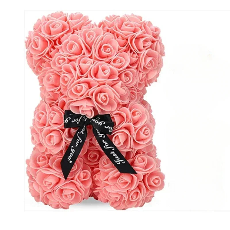 Eternal Rose Teddy Bear - Luxe Rozenbeer voor Bijzondere Momenten