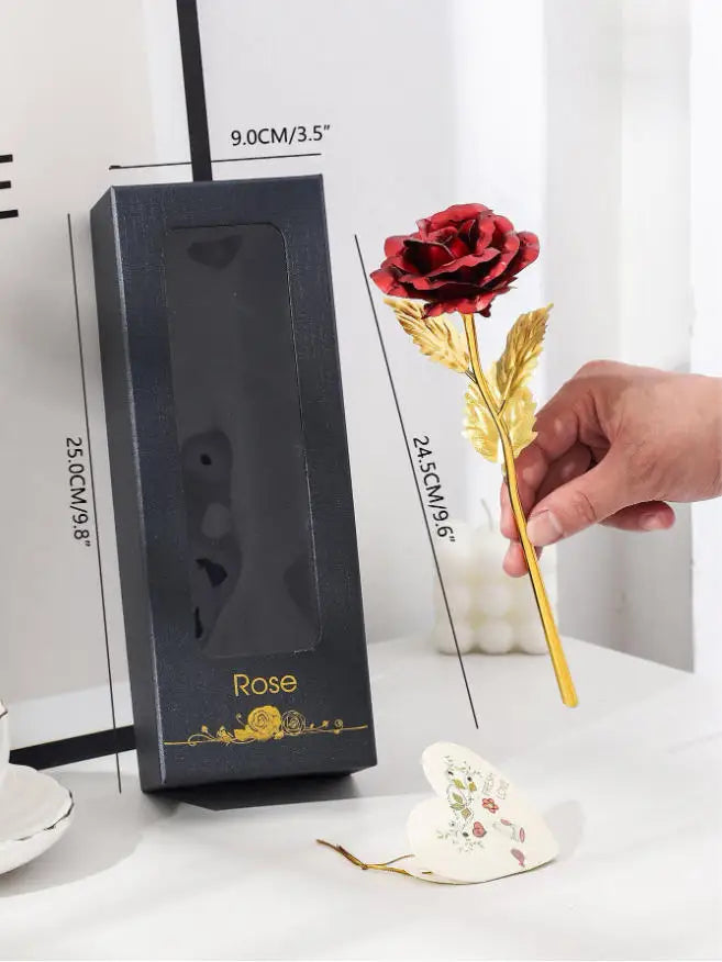 Gouden Blad Roos - Exclusieve Decoratie voor Tijdloze Elegantie