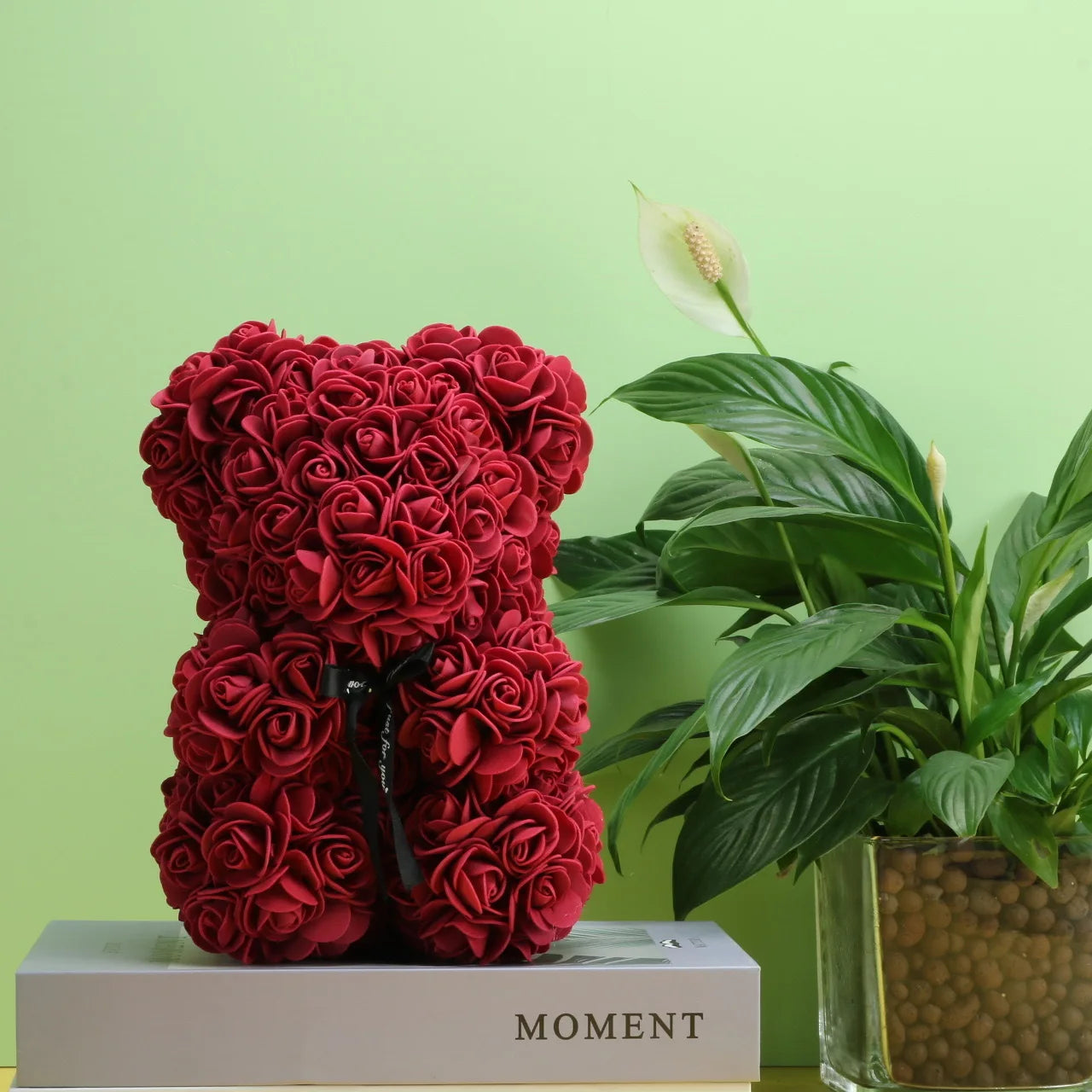 Eternal Rose Teddy Bear - Luxe Rozenbeer voor Bijzondere Momenten