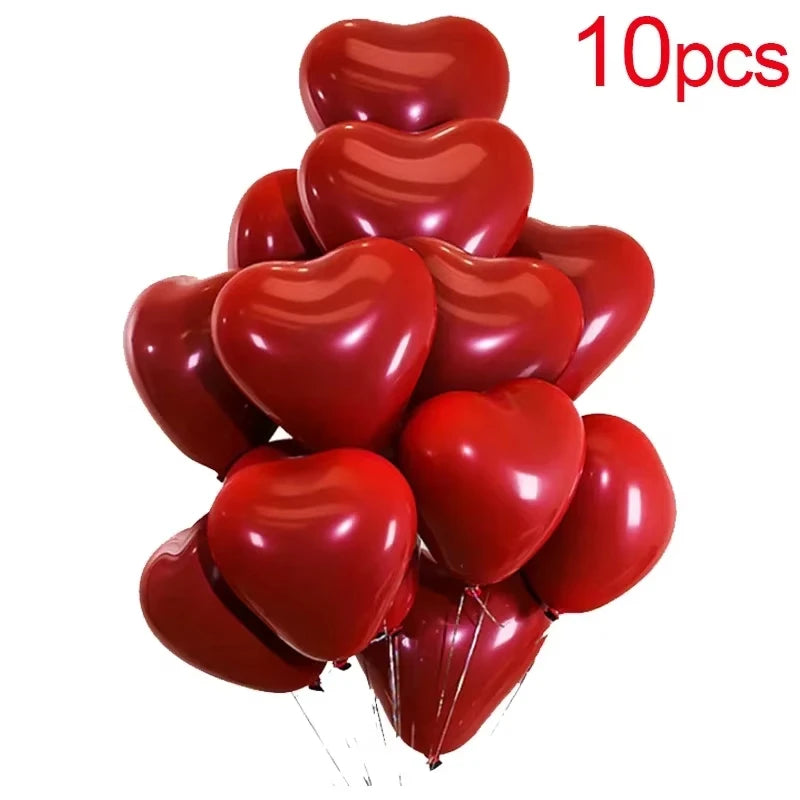 Premium Hart Ballonnen - Luxe Latex Ballonnen voor Romantische Gelegenheden